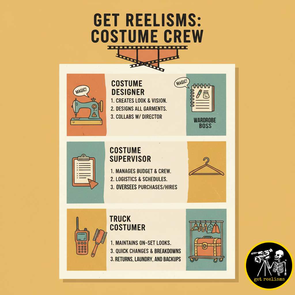 Costume Department 101: Who Does What + The On-Set Etiquette Everyone Should Know - Get Reelisms