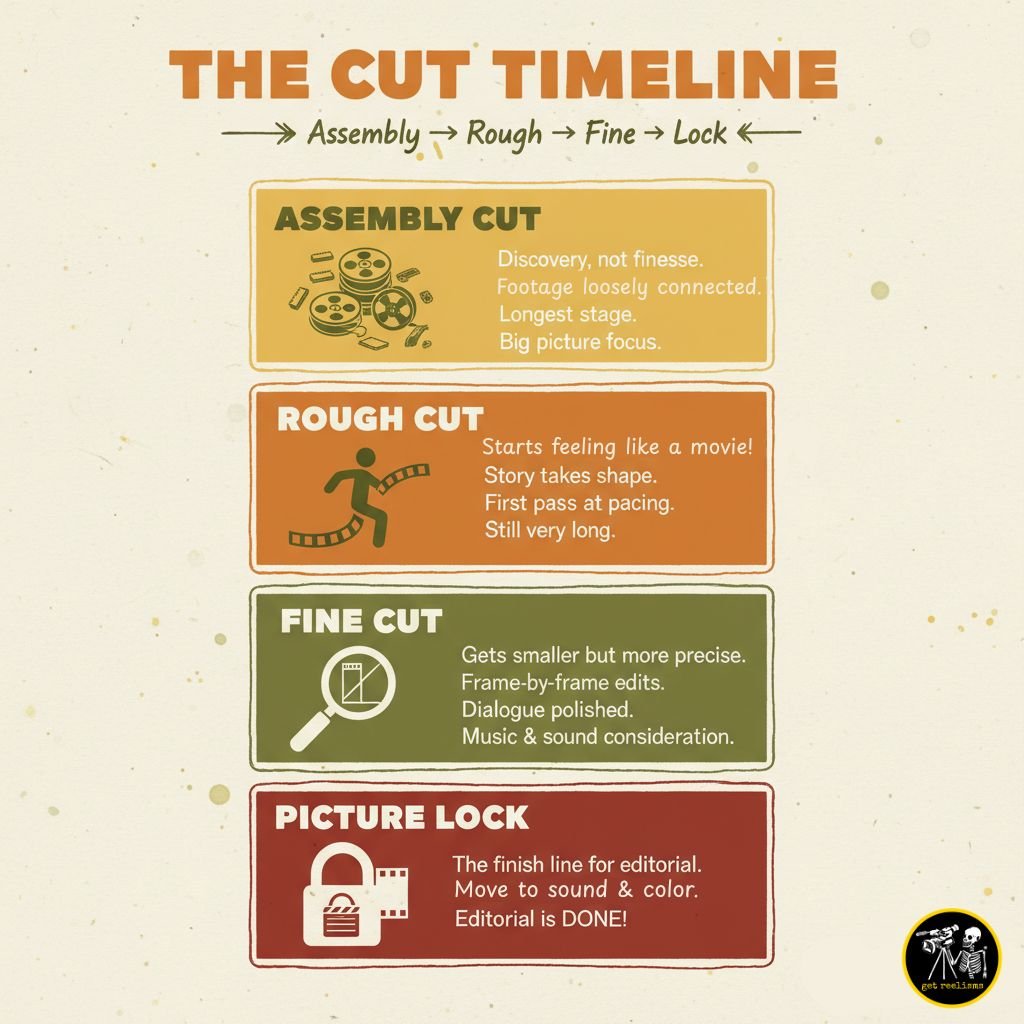 Film Editing Terms Explained: From Assembly Cut to Picture Lock (Oscar Edition) - Get Reelisms