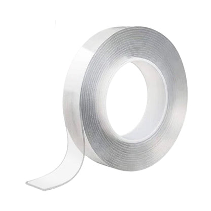 Alien Multipurpose Adhesive Transparent Double Sided Nano Tape Roll 1.18" Wide x 10 Feet Long