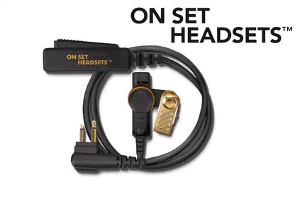 On Set Headsets™️ FilmPro 2-Pin Motorola M1 Elite Series