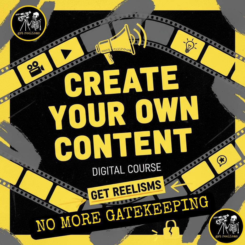 Create Your Own Content Digital Course - with Free Get Reelisms E - Book! - Get Reelisms