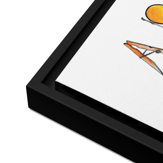 DECOR | ABCs of Filmmaking - Minimalistic - Vertical Framed Canvas - Get Reelisms