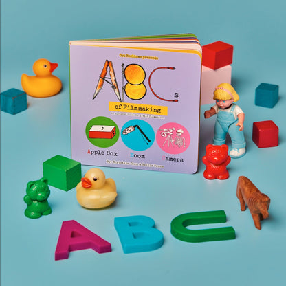 HOLIDAY SALE | ABCs of Filmmaking Baby Board Book - Get Reelisms