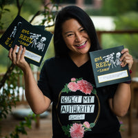 HOLIDAY SALE | RESPECT MY AUTHORITY PLEASE Unisex Short Sleeve V - Neck T-Shirt - Get Reelisms