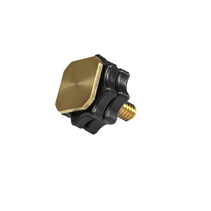 Rycote Brass Shoe Adaptor with Male Thread -  1/4" or 3/8”