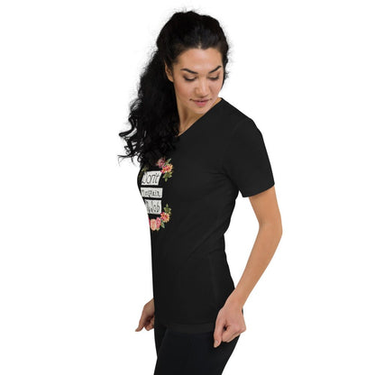APPAREL | DON'T MANSPLAIN MY JOB - Unisex Short Sleeve V - Neck T-Shirt - Get Reelisms