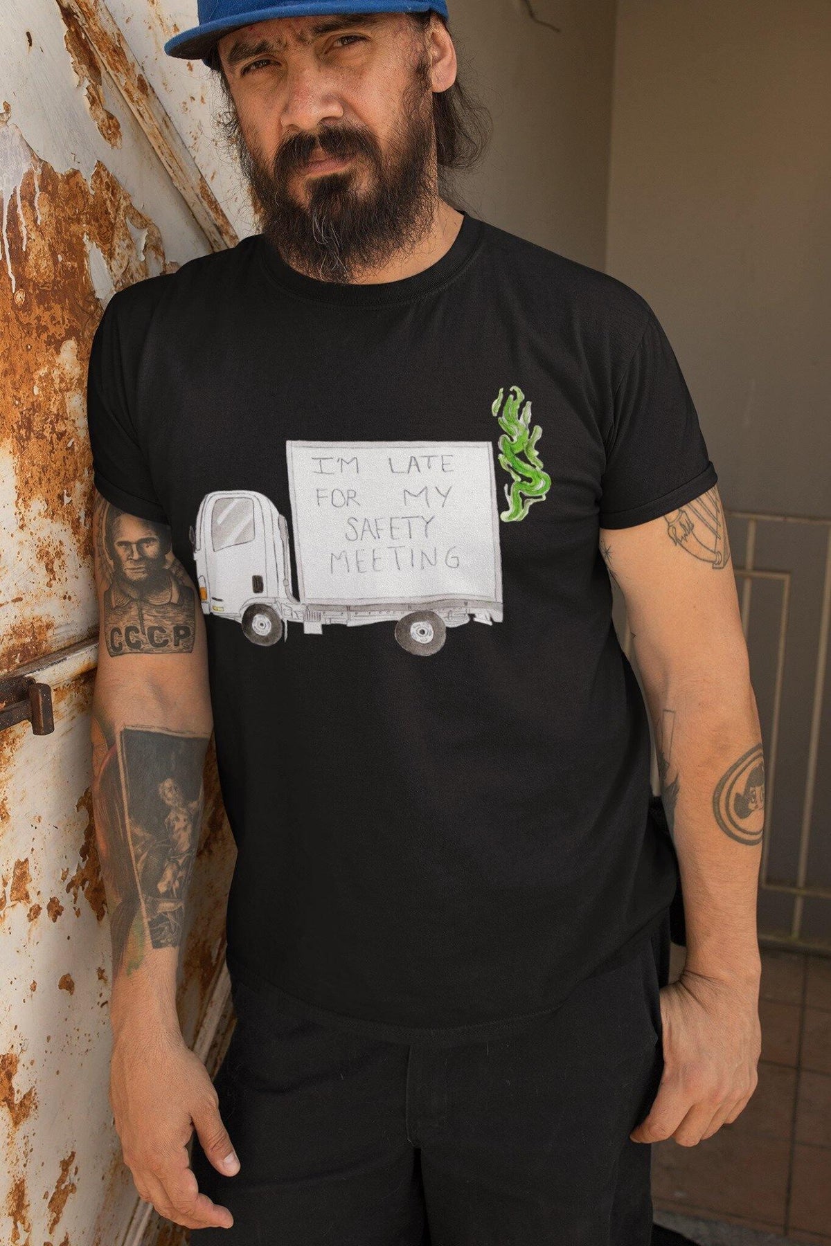 HOLIDAY SALE | SAFETY MEETING Short - Sleeve Unisex T-Shirt - Get Reelisms