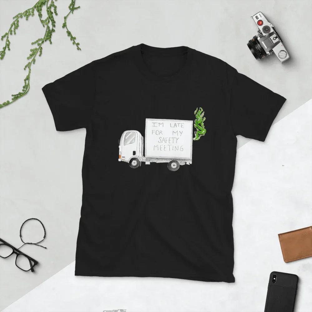 HOLIDAY SALE | SAFETY MEETING Short - Sleeve Unisex T-Shirt - Get Reelisms